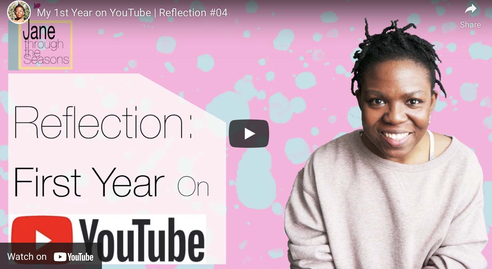 Read more about the article My 1st Year on YouTube | Reflection #04